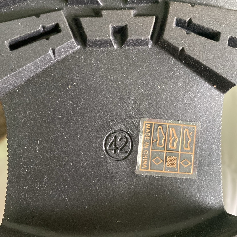 shiny black faux leather loafers - Picture 4 of 6